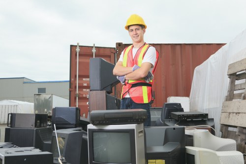 Types of business waste segregated for removal