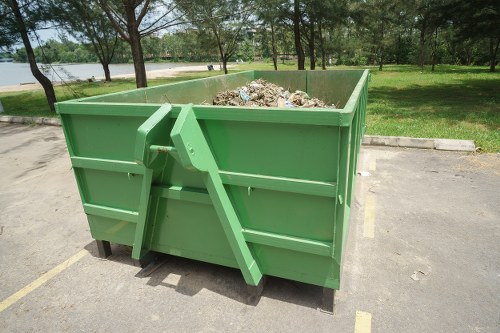 Different types of waste collected in Deptford